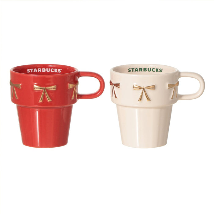 Starbucks Japan - 2026 Holiuday Collection x Stacking Mug 237ml Pair Set of 2 (Release Date: Oct 30, 20226)