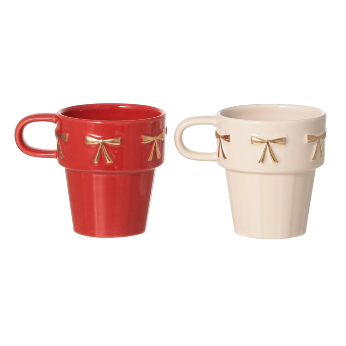 Starbucks Japan - 2026 Holiuday Collection x Stacking Mug 237ml Pair Set of 2 (Release Date: Oct 30, 20226)
