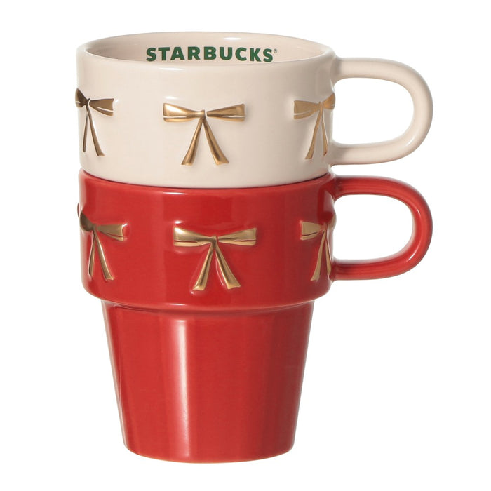 Starbucks Japan - 2026 Holiuday Collection x Stacking Mug 237ml Pair Set of 2 (Release Date: Oct 30, 20226)