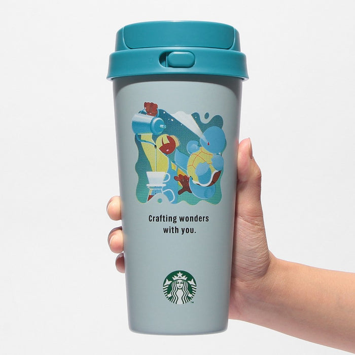 Starbucks Japan - 2026 Pokémon + STARBUCKS Collection x Stainless Steel To-Go Bottle Squirtle 473ml (Release Date: Sep 30, 2026)