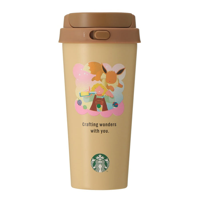 Starbucks Japan - 2026 Pokémon + STARBUCKS Collection x Stainless Steel To-Go Bottle Eevee 473ml (Release Date: Sep 30, 2026)