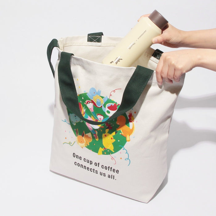 Starbucks Japan - 2026 Pokémon + STARBUCKS Collection x Tote Bag: Coffee Connection (Release Date: Sep 30, 2026)