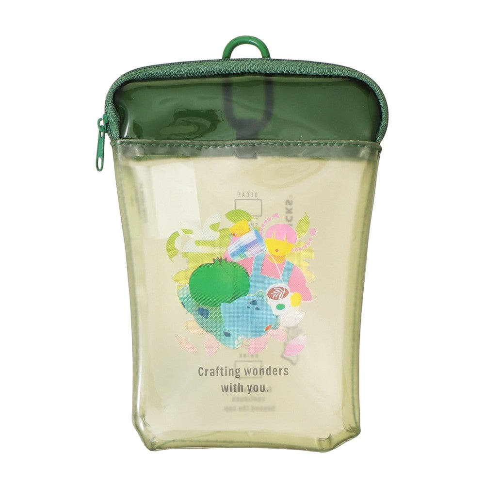 Starbucks Japan - 2026 Pokémon + STARBUCKS Collection x Cup -Shaped PVC Pouch - Bulbasaur (Release Date: Sep 30, 2026)