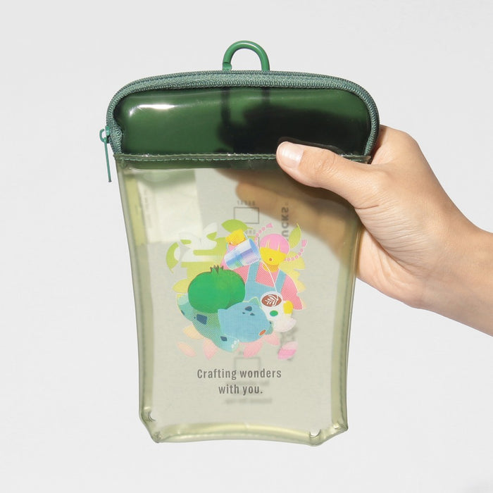 Starbucks Japan - 2026 Pokémon + STARBUCKS Collection x Cup -Shaped PVC Pouch - Bulbasaur (Release Date: Sep 30, 2026)