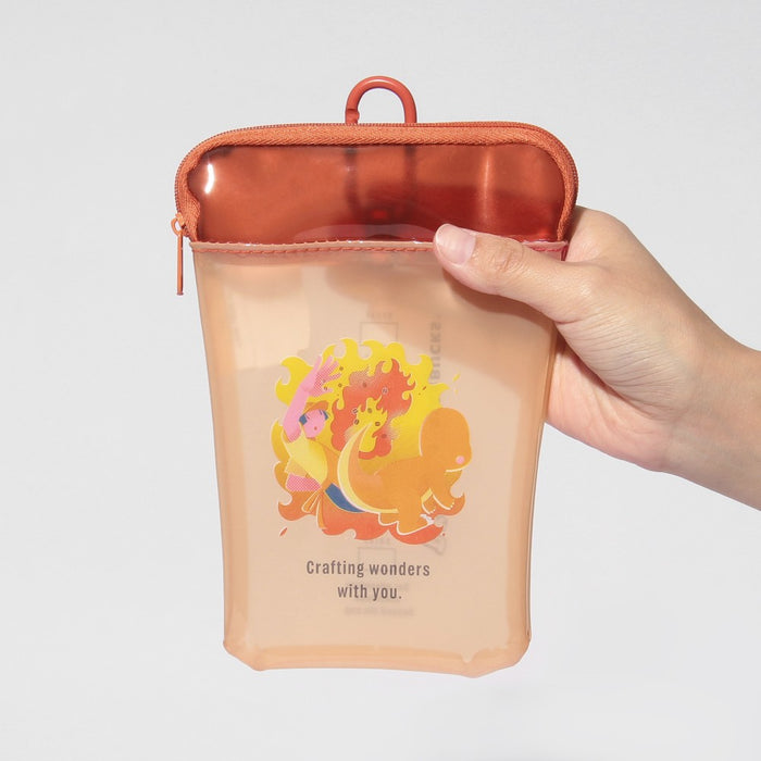 Starbucks Japan - 2026 Pokémon + STARBUCKS Collection x Cup -Shaped PVC Pouch - Charmander (Release Date: Sep 30, 2026)