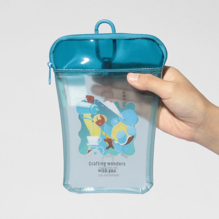 Starbucks Japan - 2026 Pokémon + STARBUCKS Collection x Cup -Shaped PVC Pouch - Squirtle (Release Date: Sep 30, 2026)