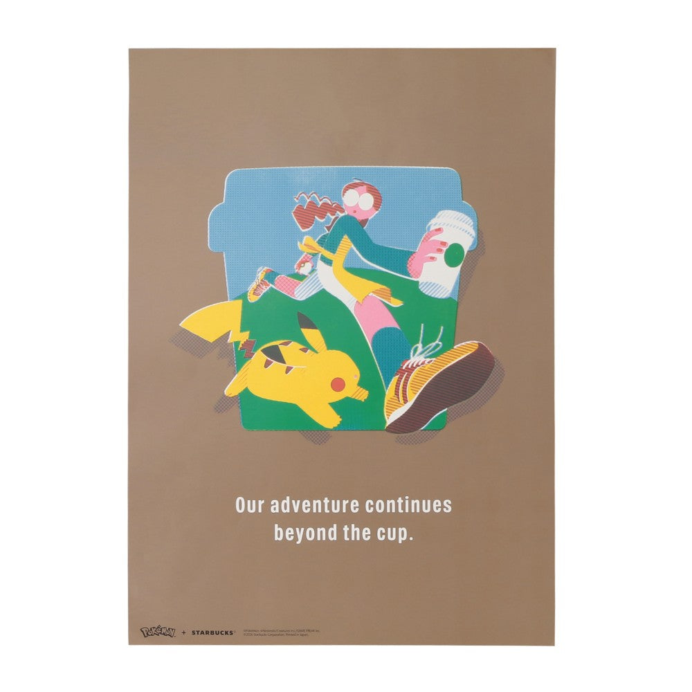 Starbucks Japan - 2026 Pokémon + STARBUCKS Collection x Art Poster: Coffee Adventure (Release Date: Sep 30, 2026)