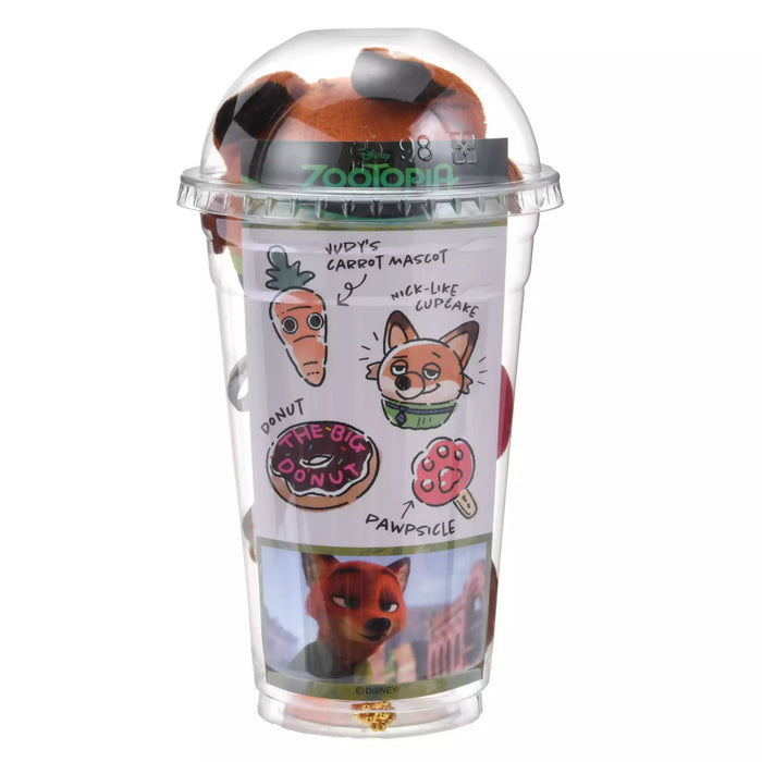 JDS - Zootopia Comic Style x Zootopia "Mini Food" Plush Keychain Set (Release Date: Aug 5, 2025)