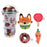 JDS - Zootopia Comic Style x Zootopia "Mini Food" Plush Keychain Set (Release Date: Aug 5, 2025)