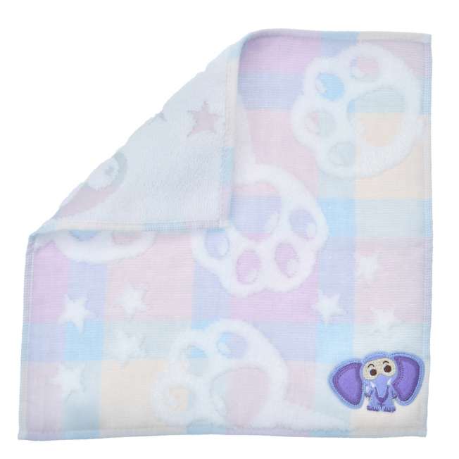 JDS - Elephant Finick "Gauze Check Motif" Mini Towel