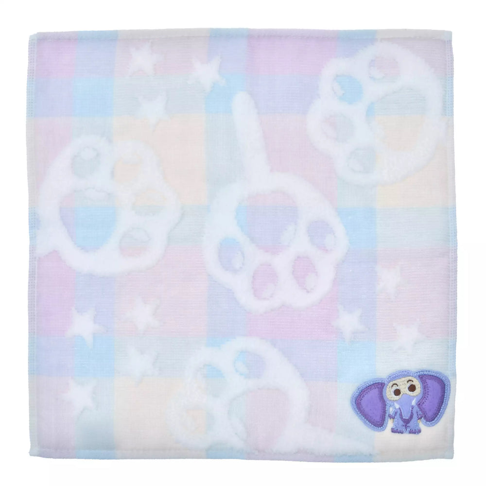 JDS - Elephant Finick "Gauze Check Motif" Mini Towel