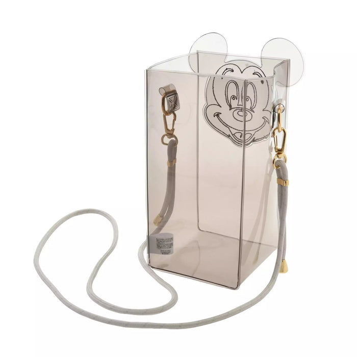 JDS - Drinkware x Mickey Mouse "Clear Color" Plastic Bottle Cover with Strap