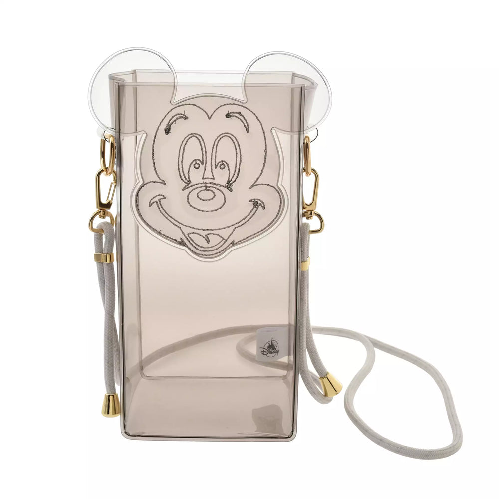 JDS - Drinkware x Mickey Mouse "Clear Color" Plastic Bottle Cover with Strap