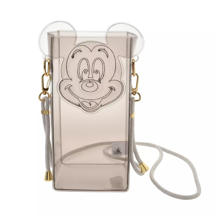 JDS - Drinkware x Mickey Mouse "Clear Color" Plastic Bottle Cover with Strap