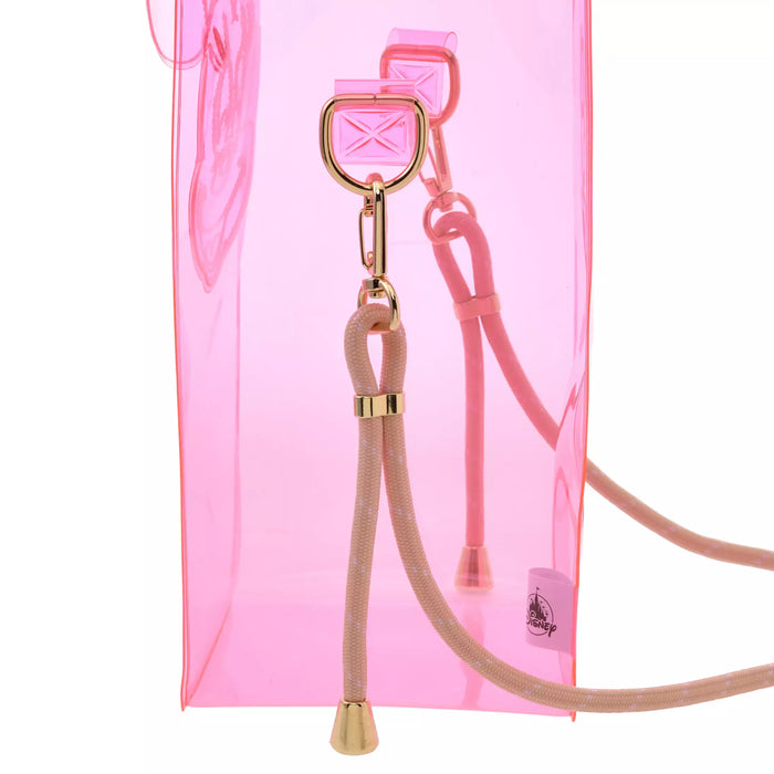 JDS - Drinkware x Minnie Mouse "Clear Color" Plastic Bottle Cover with Strap