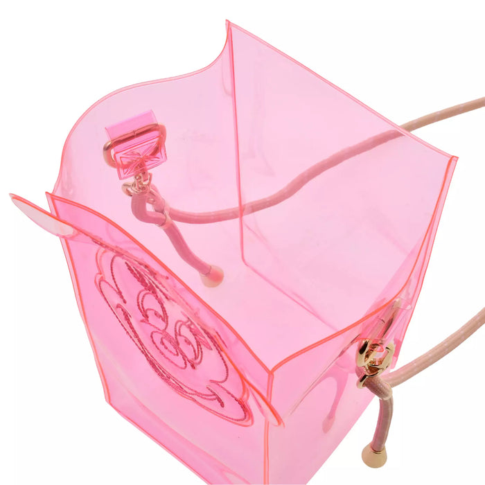 JDS - Drinkware x Minnie Mouse "Clear Color" Plastic Bottle Cover with Strap