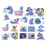 JDS - Sticker Collection x Lilo, Stitch, Scrump Daily Clear Peel and Stick Stickers