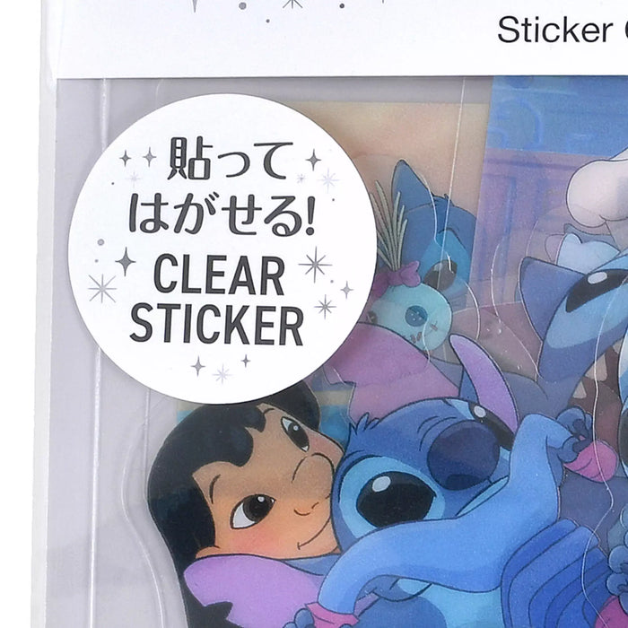 JDS - Sticker Collection x Lilo, Stitch, Scrump Daily Clear Peel and Stick Stickers
