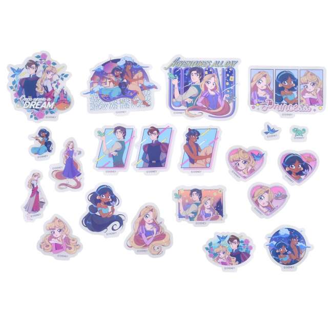 JDS - Sticker Collection x Disney Character Anime "Clear, Peel and Stick" Stickers