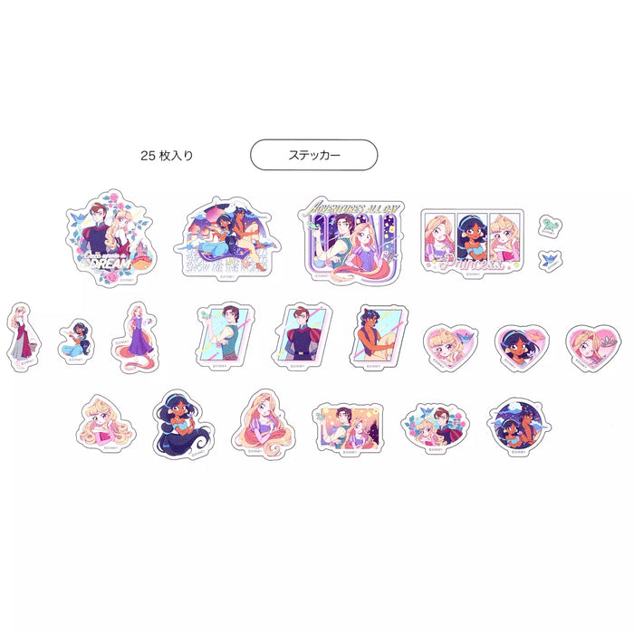 JDS - Sticker Collection x Disney Character Anime "Clear, Peel and Stick" Stickers