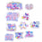 JDS - Sticker Collection x Mickey & Friends Clear Peel and Stick Message Stickers