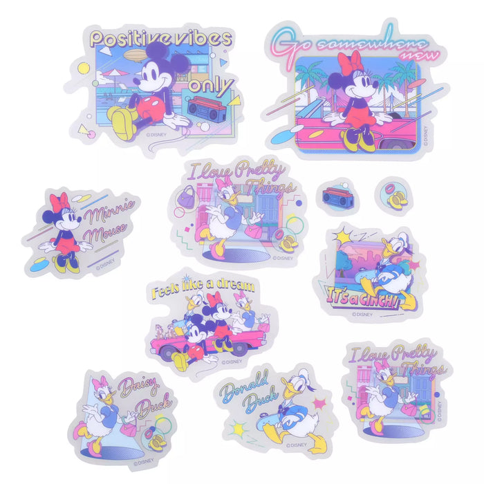 JDS - Sticker Collection x Mickey & Friends Clear Peel and Stick Message Stickers
