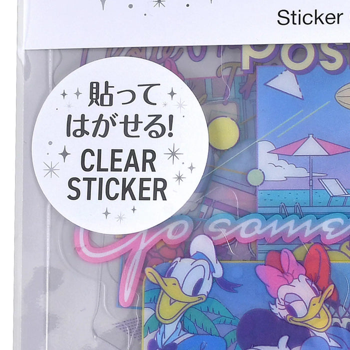 JDS - Sticker Collection x Disney Character Stickers, Clear, Peel-off, Instant Photo Style Stickers
