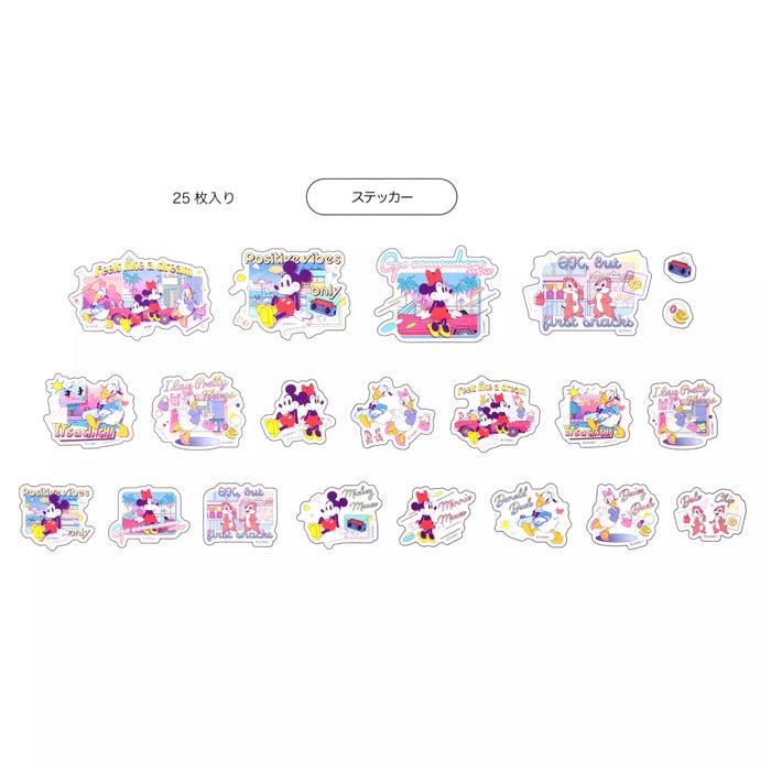 JDS - Sticker Collection x Disney Character Stickers, Clear, Peel-off, Instant Photo Style Stickers