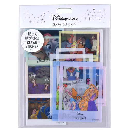 JDS - Sticker Collection x Disney Character Stickers, Clear, Peel-off, Instant Photo Style Stickers