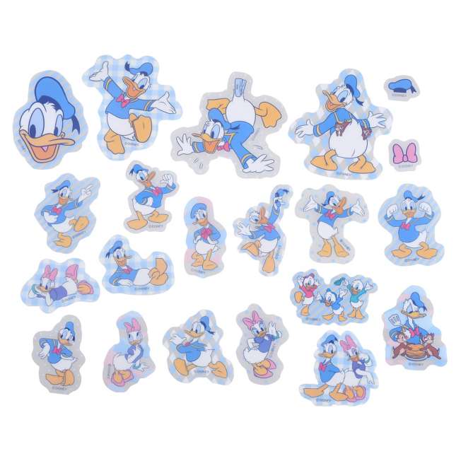 JDS - Sticker Collection x Donald & Disney Character "Clear, Peel and Stick" Stickers