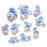JDS - Sticker Collection x Donald & Disney Character "Clear, Peel and Stick" Stickers