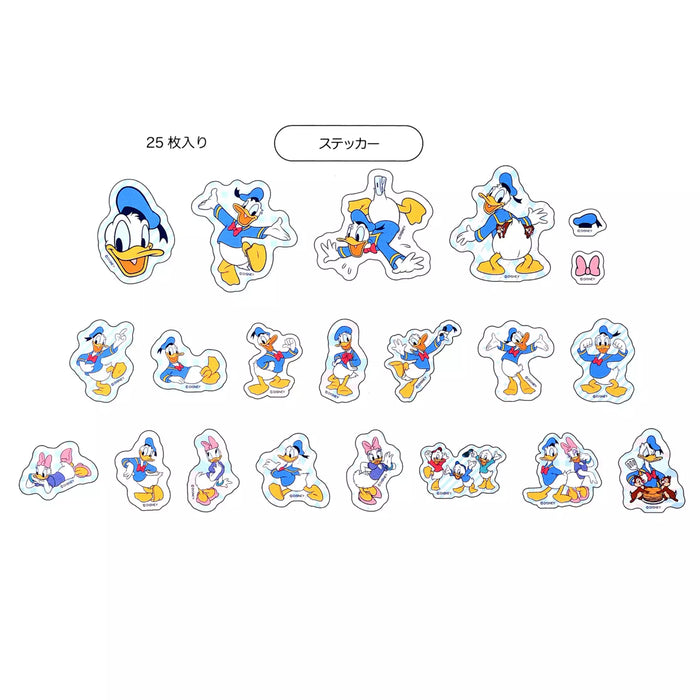 JDS - Sticker Collection x Donald & Disney Character "Clear, Peel and Stick" Stickers