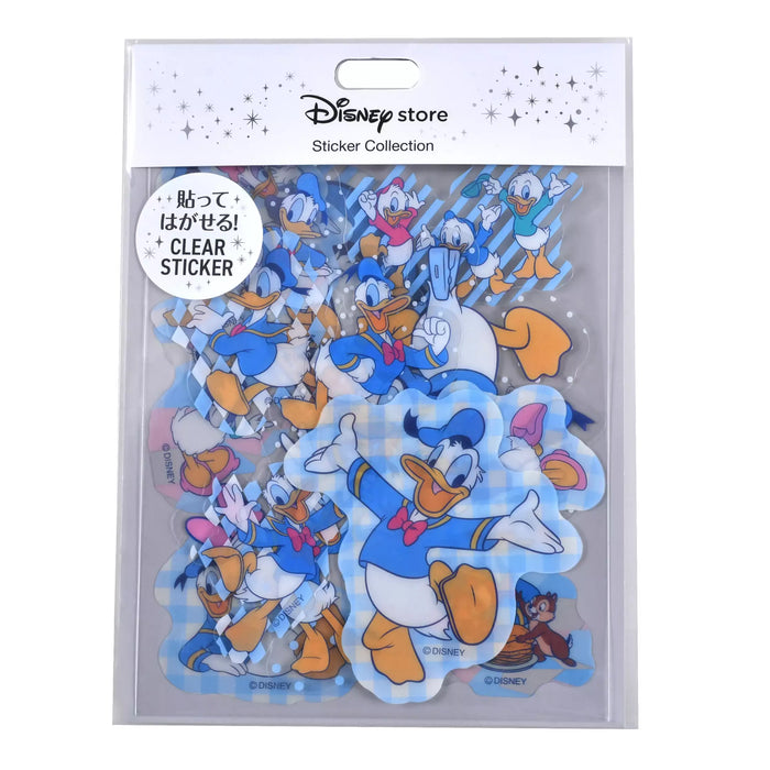 JDS - Sticker Collection x Donald & Disney Character "Clear, Peel and Stick" Stickers
