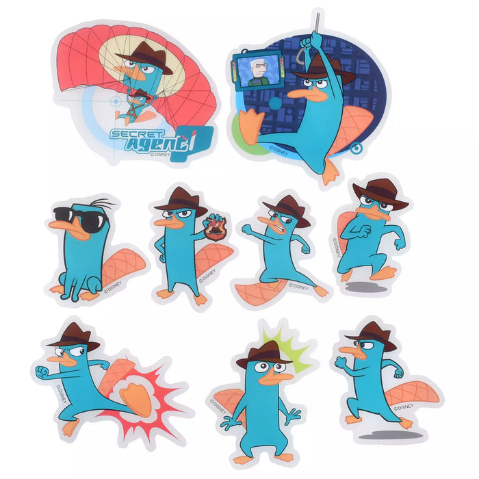 JDS - Sticker Collection x Perry & Agent P Clear Peel and Stick Stickers