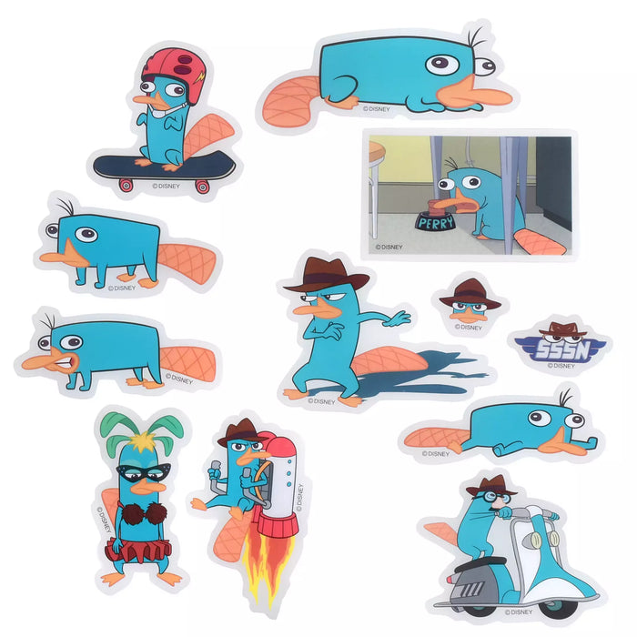 JDS - Sticker Collection x Perry & Agent P Clear Peel and Stick Stickers