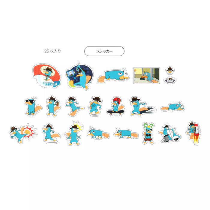 JDS - Sticker Collection x Perry & Agent P Clear Peel and Stick Stickers