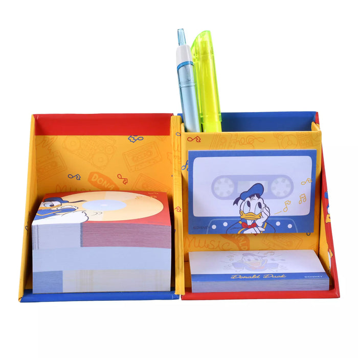 JDS - Donald Duck "Dancing" Sticky Notes and Memo Pad with Pen Stand