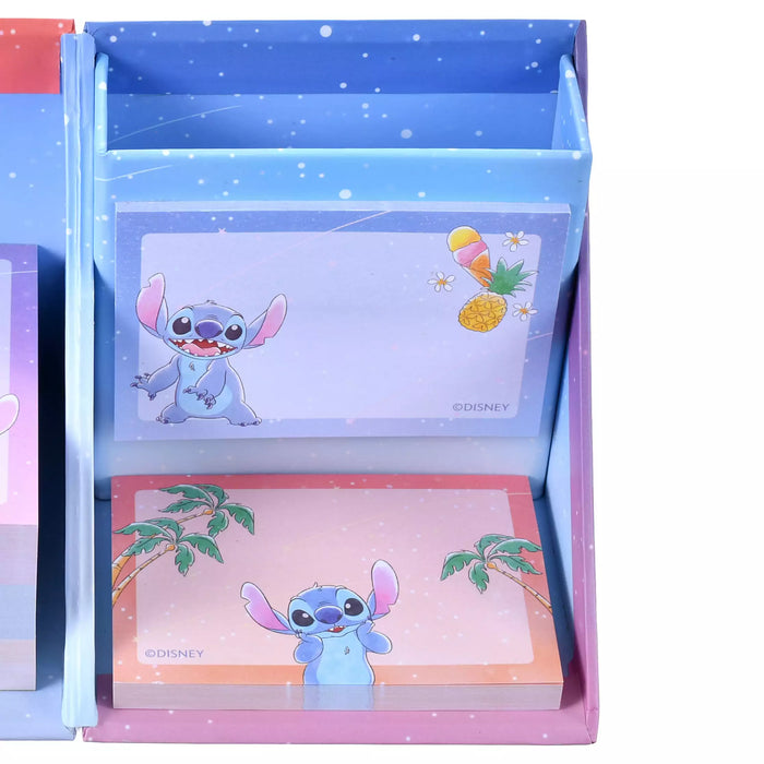 JDS - Stitch & Scrump Sticky Notes and Memo Pad with Pen Stand