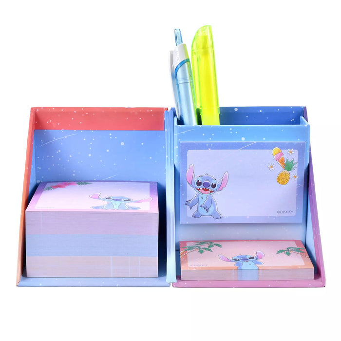 JDS - Stitch & Scrump Sticky Notes and Memo Pad with Pen Stand