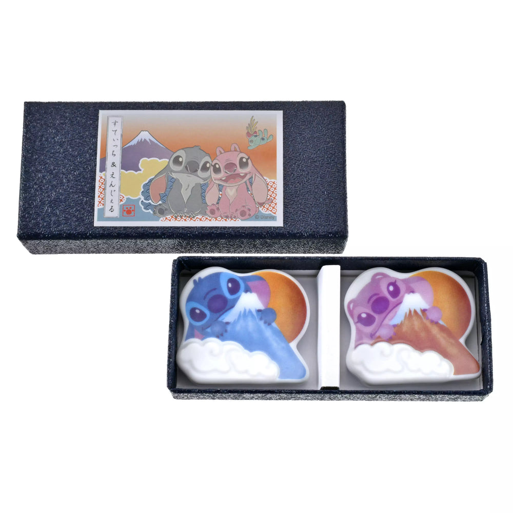 JDS - Japan Original x Stitch & Angel Chopstick Holder Pair (Release Date: Apr 1, 2025)