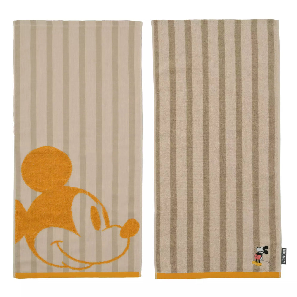 JDS - Mickey Mouse "Gauze Stripe" Face Towel Set