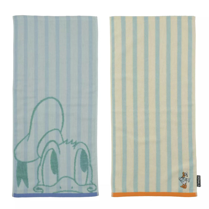 JDS - Donald Duck "Gauze Stripe" Face Towel Set