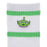 JDS - Little Green Men/Alien College Face Embroidery Sock 23-25