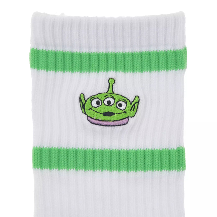 JDS - Little Green Men/Alien College Face Embroidery Sock 23-25