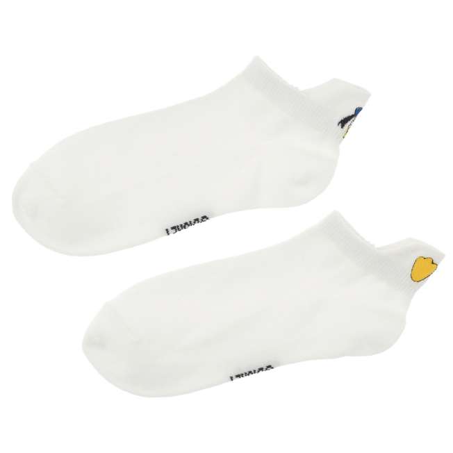 JDS - Donald Duck Asymmetrical Embroidery Ankle Sock 23-25