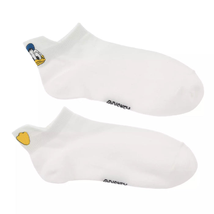 JDS - Donald Duck Asymmetrical Embroidery Ankle Sock 23-25