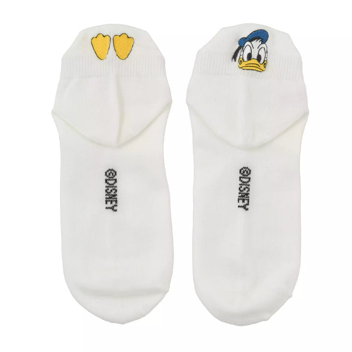 JDS - Donald Duck Asymmetrical Embroidery Ankle Sock 23-25