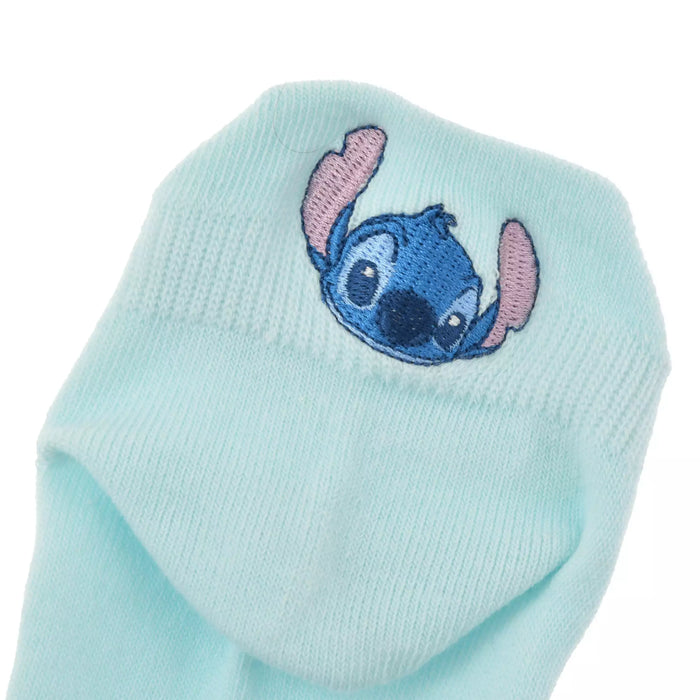 JDS - Stitch & Scrump Asymmetrical Embroidery Ankle Sock 23-25