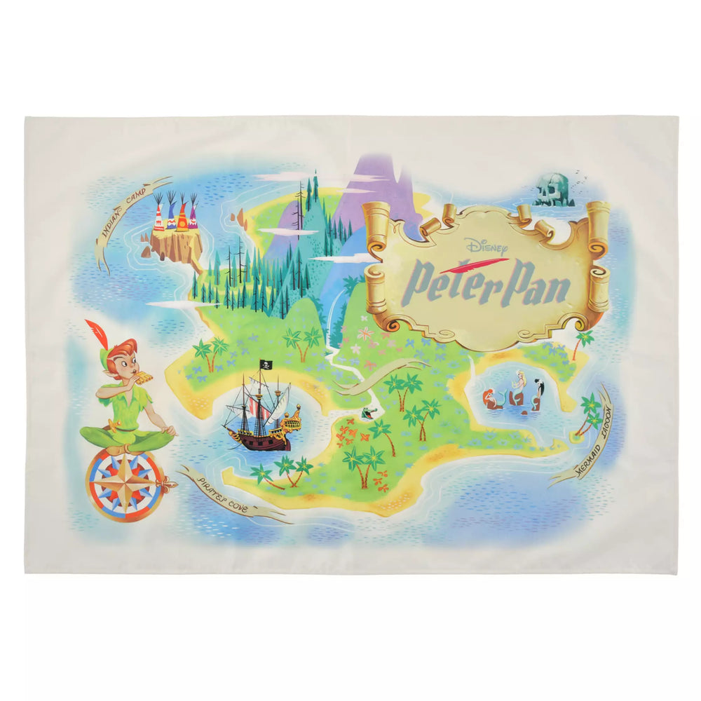 JDS - Map Compact Picnic Sheet x Peter Pan Picnic Sheet Picnic Sheet (S) with Pouch, Deformed (Release Date: Mar 25, 2025)
