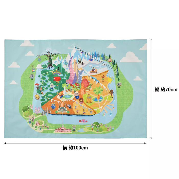 JDS - Map Compact Picnic Sheet x Zootopia Picnic Sheet (S) with Pouch, Deformed (Release Date: Mar 25, 2025)